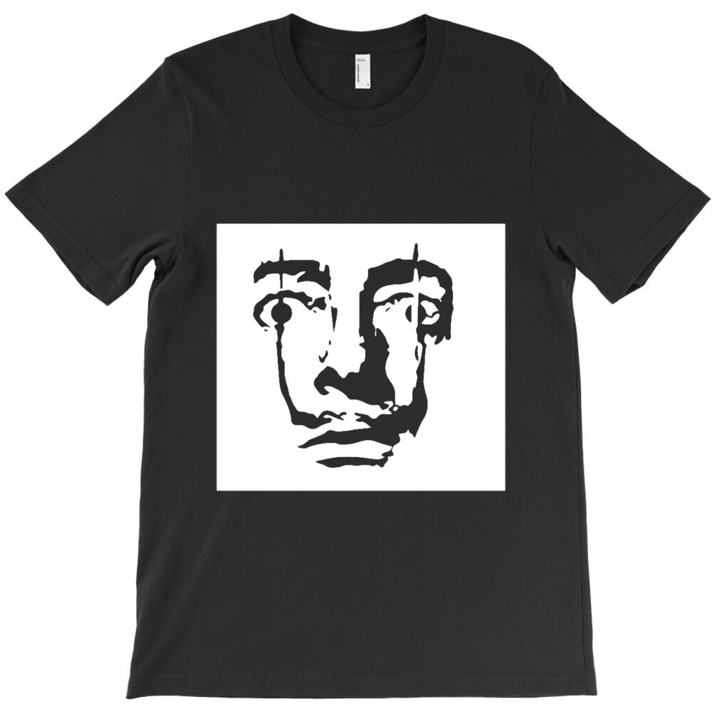 Salvador Dali Face Surrealist Artist T-Shirt - T-Shirt, Sweatshirt, Hoodie