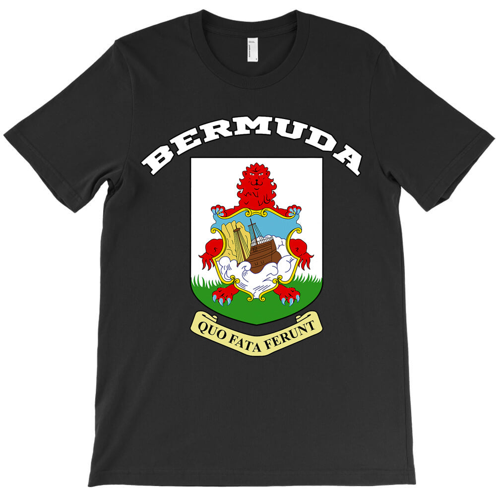 Bermuda Coat of Arms Souvenir Gift Flag Bermudian T-Shirt - T-Shirt, Sweatshirt, Hoodie