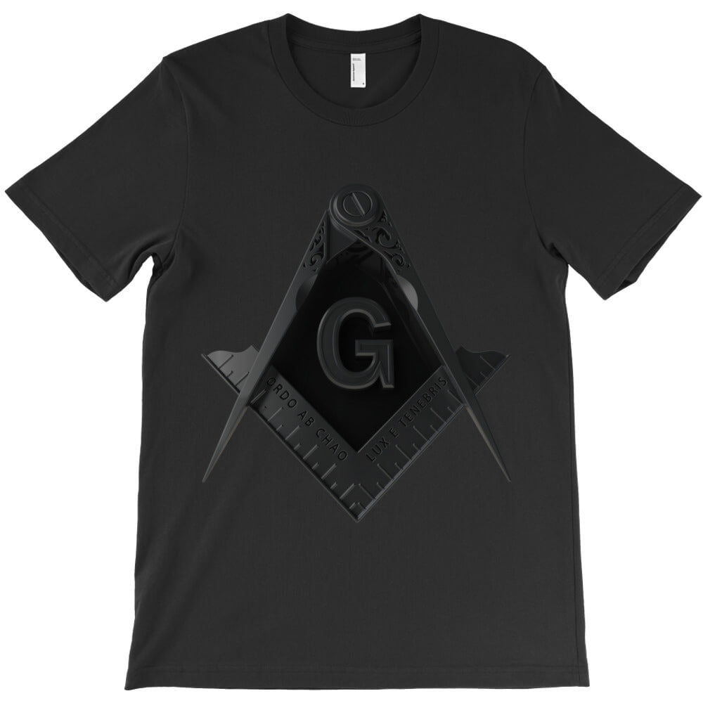 Masonic Square & Compass Stealth Modern Freemason T-Shirt - T-Shirt, Sweatshirt, Hoodie