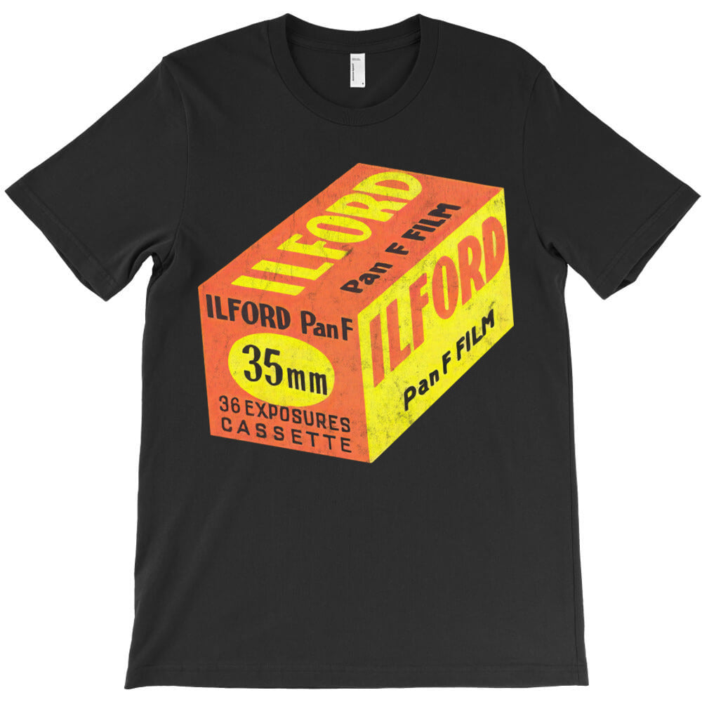 Ilford Pan F Film Camera Lover Gift T-Shirt - T-Shirt, Sweatshirt, Hoodie