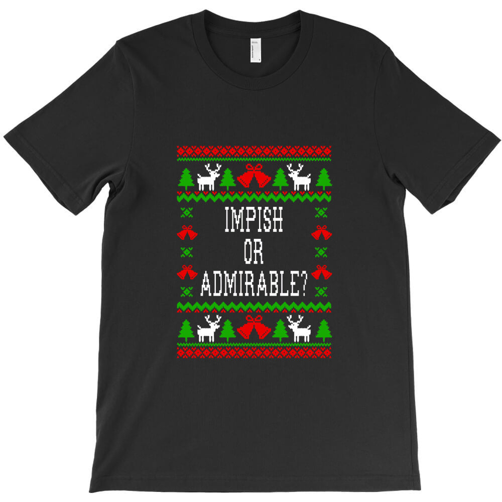 impish or admirable the office quote the office T-Shirt - T-Shirt, Sweatshirt, Hoodie