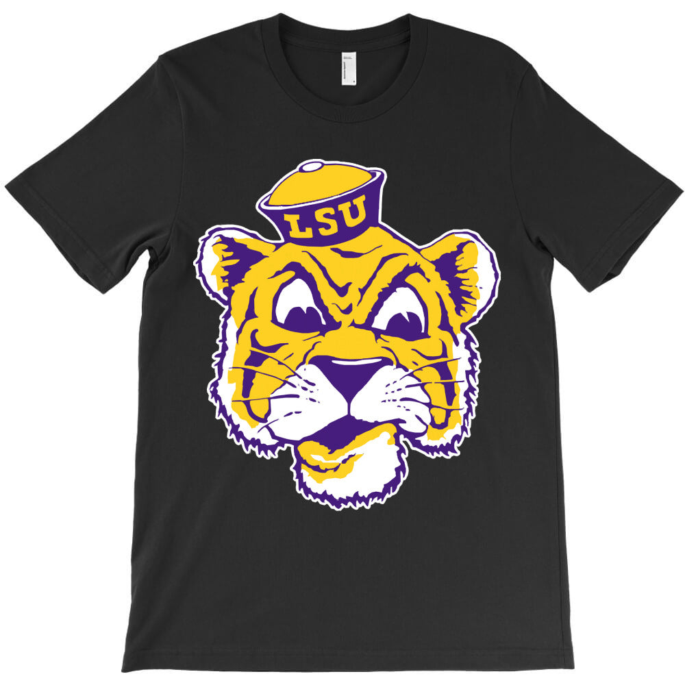 Vintage Louisiana State Tiger Mascot T-Shirt - T-Shirt, Sweatshirt, Hoodie