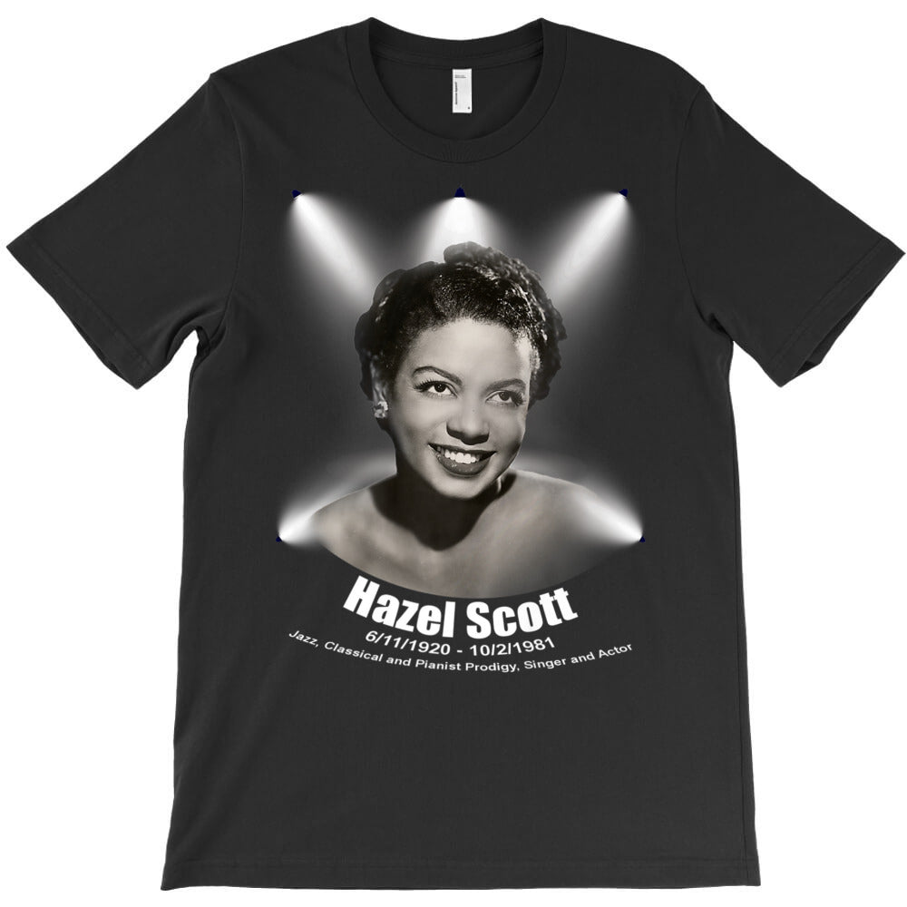 hazel scott musical prodigy t shirt premium t shirt T-Shirt - T-Shirt, Sweatshirt, Hoodie
