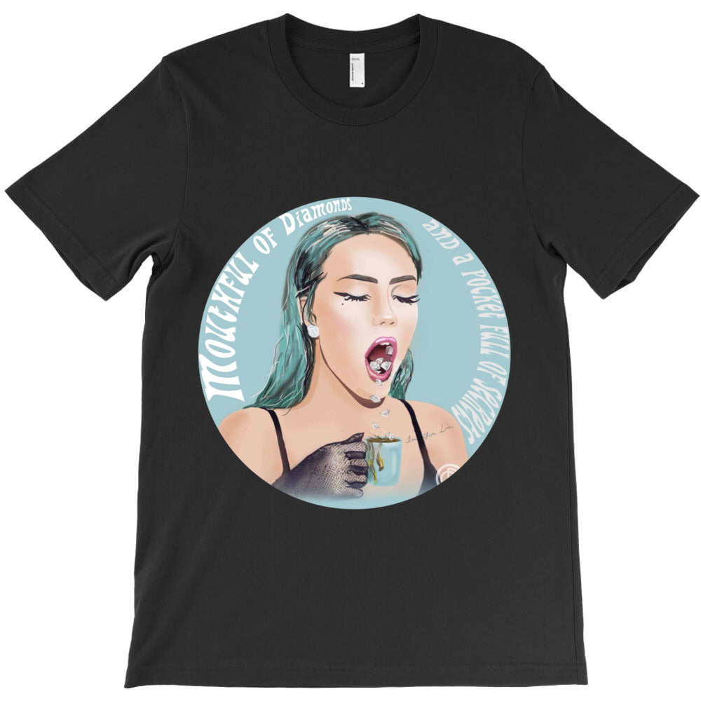 Phantogram Mouthful of Diamonds Classic T-Shirt - T-Shirt, Sweatshirt, Hoodie
