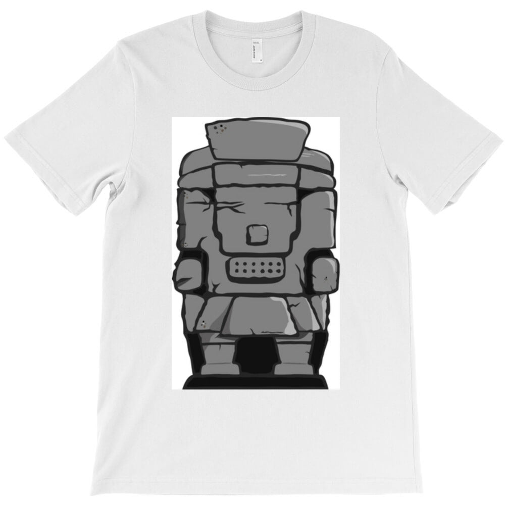 Tlaloc Rain God Monolith Pattern (Transparent) Graphic T-Shirt - T-Shirt, Sweatshirt, Hoodie