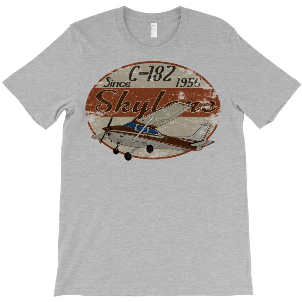 cessna 182 skylane since 1956 retro vintage airplane design T-Shirt - T-Shirt, Sweatshirt, Hoodie