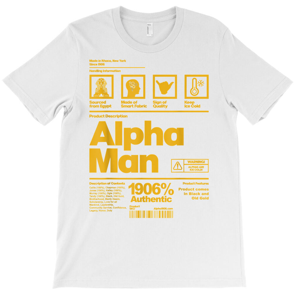 mens alpha african 1906 fraternity information des T-Shirt - T-Shirt, Sweatshirt, Hoodie