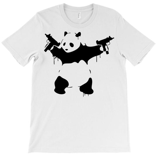 banksy panda with guns T-Shirt - T-Shirt, Sweatshirt, Hoodie