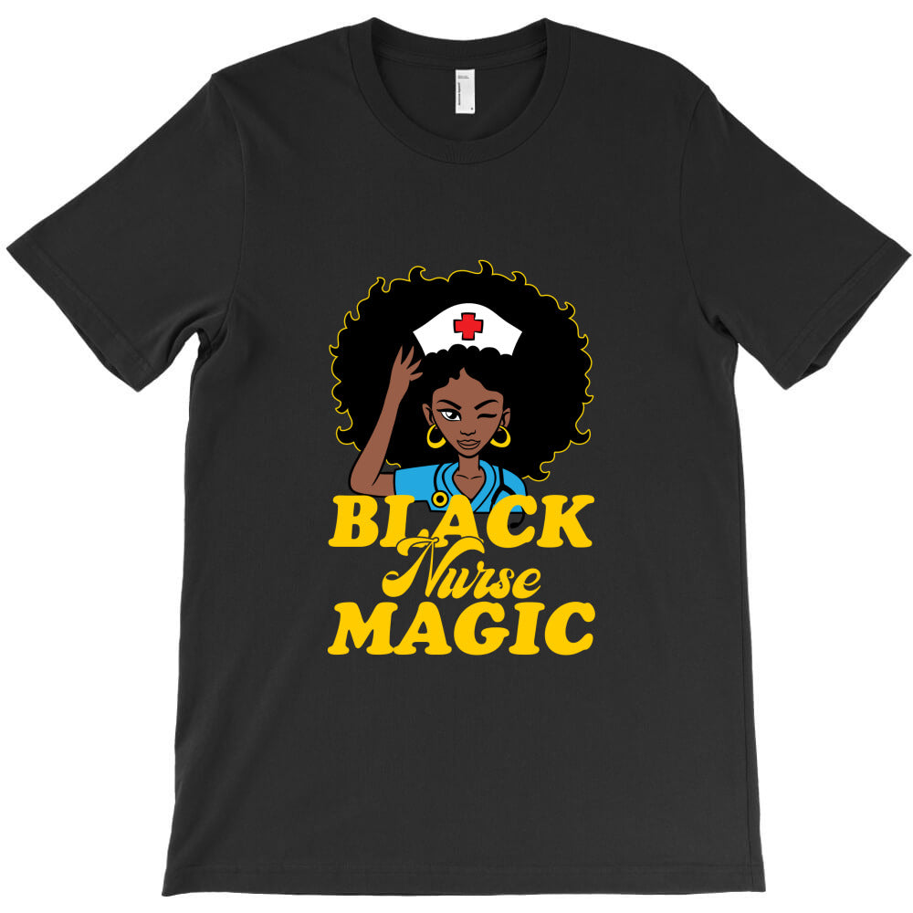 womens black history month nurse juneteenth medical afro african T-Shirt - T-Shirt, Sweatshirt, Hoodie