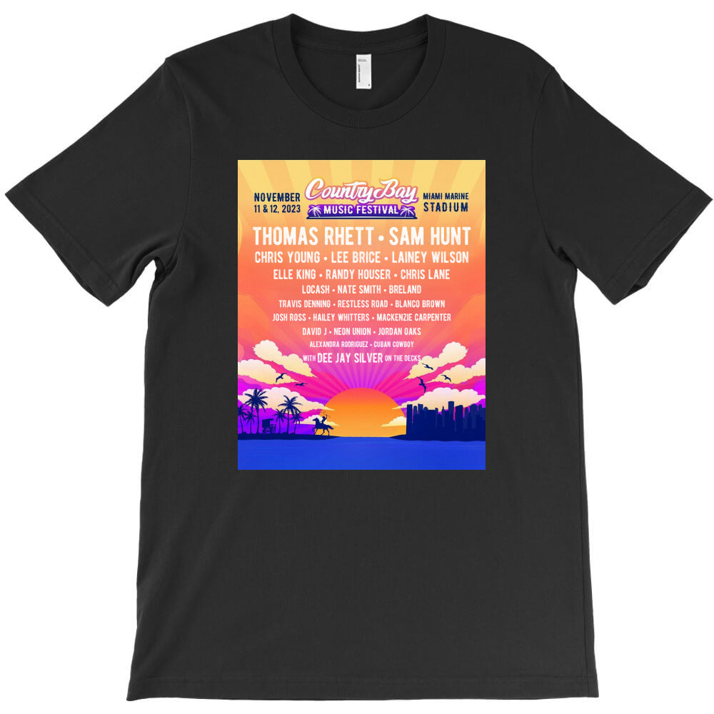COUNTRY BAY MUSIC FESTIVAL 2023 T-Shirt - T-Shirt, Sweatshirt, Hoodie