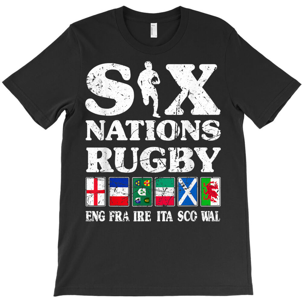 rugby 6 nations england france ireland italy scotland wales t shirt T-Shirt - T-Shirt, Sweatshirt, Hoodie