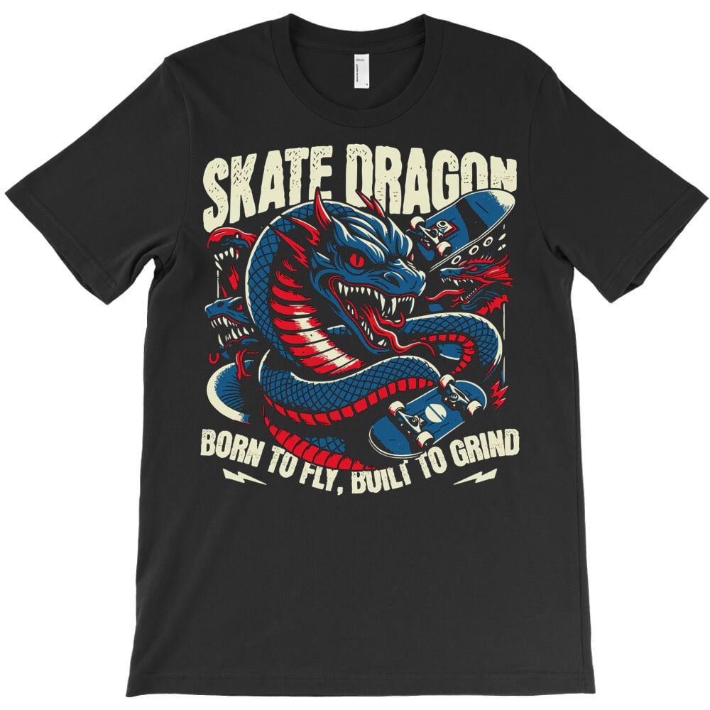 Skate Dragon T-Shirt - T-Shirt, Sweatshirt, Hoodie