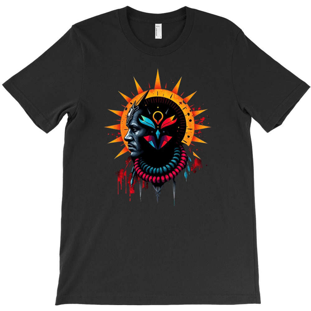 Hybrid Solar Eclipse And Maasai Warrior T-Shirt - T-Shirt, Sweatshirt, Hoodie