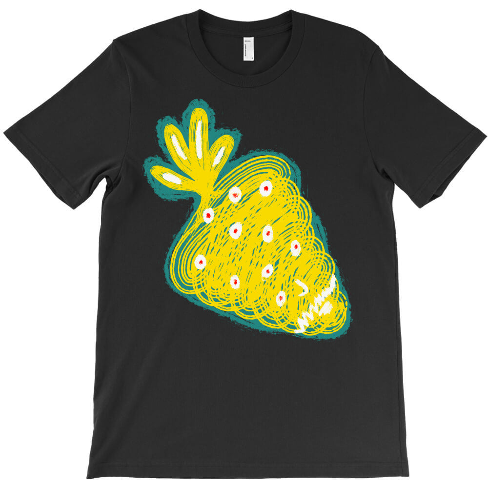 whimsical yellow pineapple sketch T-Shirt - T-Shirt, Sweatshirt, Hoodie