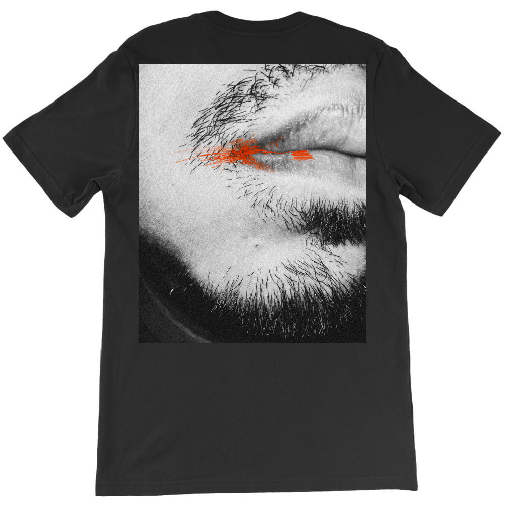 image of distorted lips with splash of color T-Shirt - T-Shirt, Sweatshirt, Hoodie