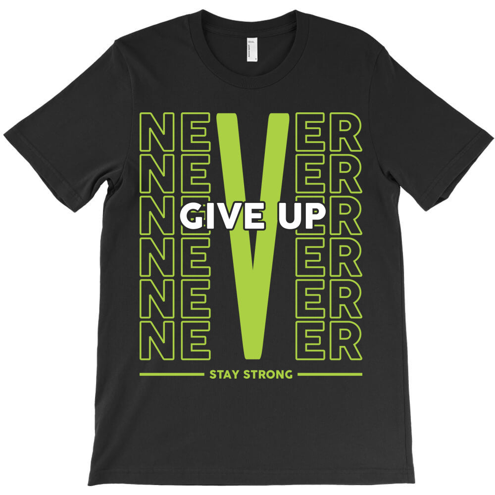 Never give up, Asim T-Shirt - T-Shirt, Sweatshirt, Hoodie