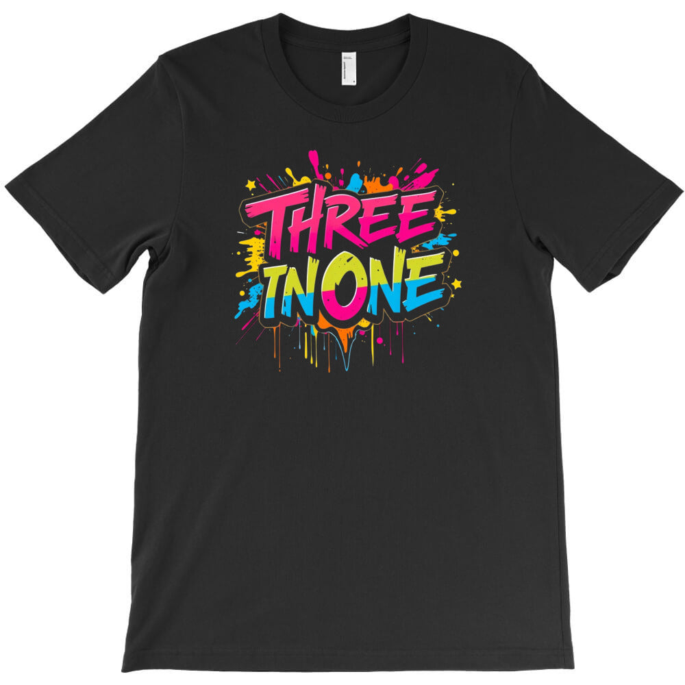 Three In One T-Shirt - T-Shirt, Sweatshirt, Hoodie