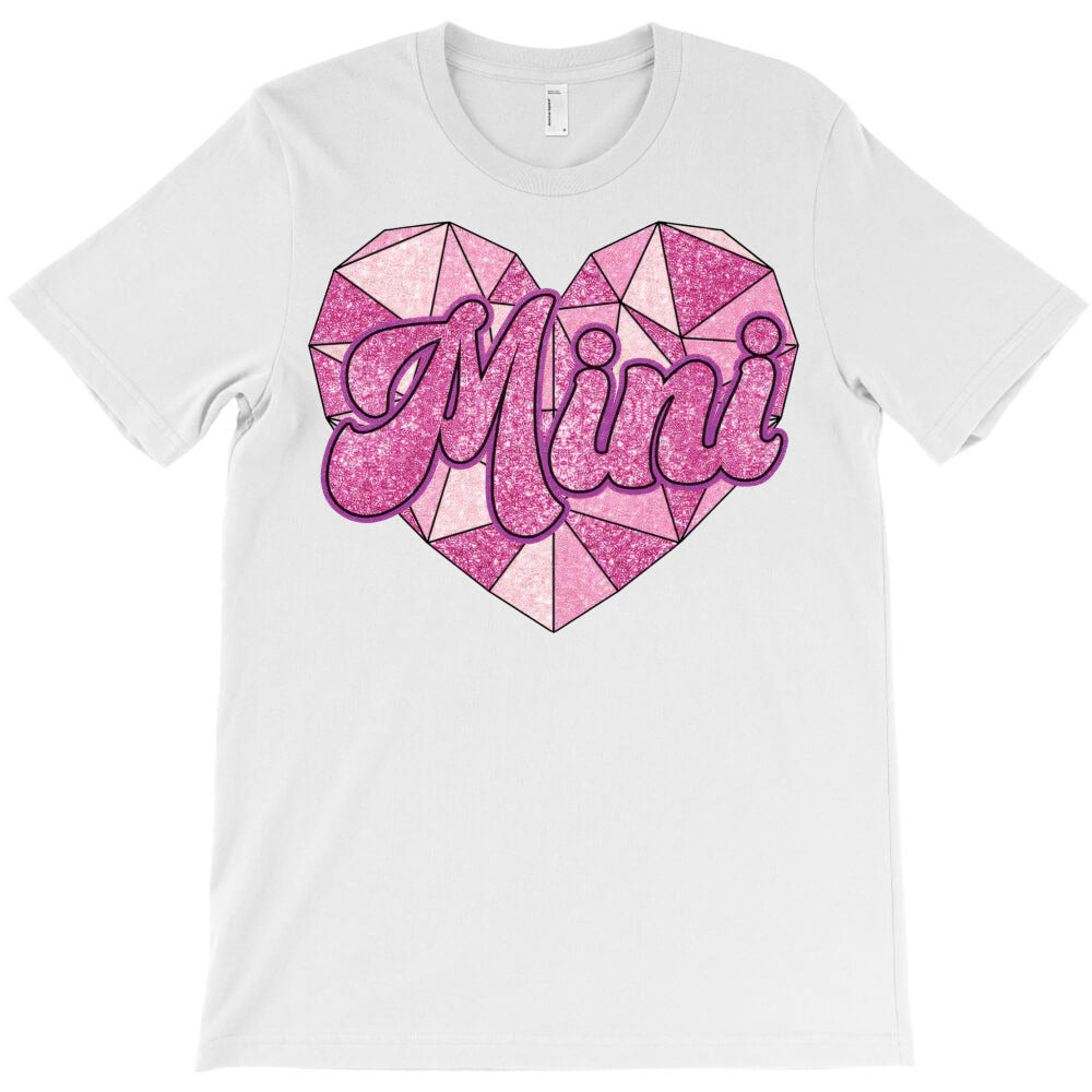 Sparkle Pink Heart Valentine T-Shirt - T-Shirt, Sweatshirt, Hoodie
