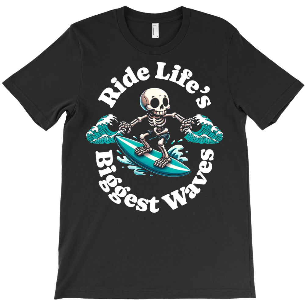 Surfing Skull T-Shirt - T-Shirt, Sweatshirt, Hoodie