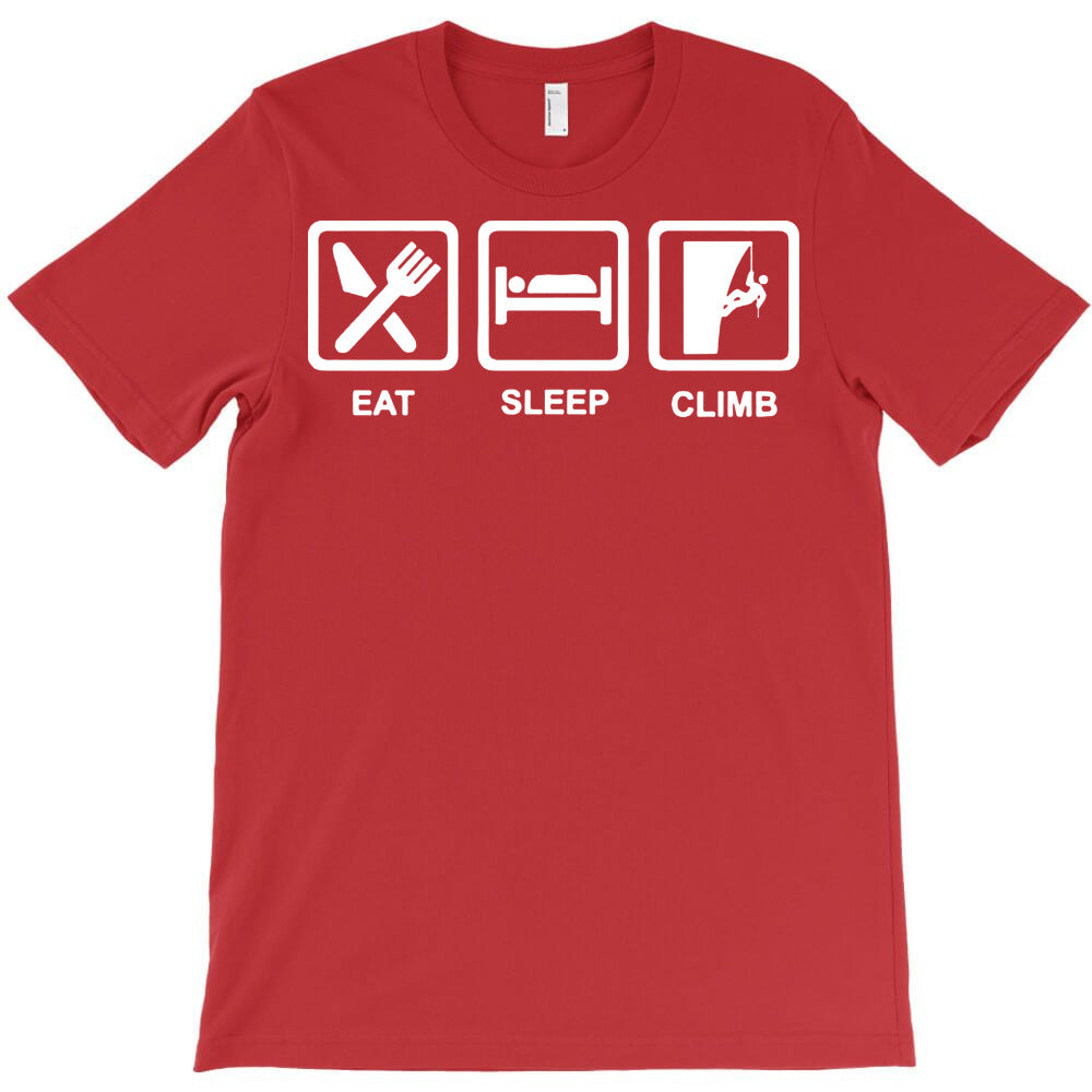 eat sleep climb T-Shirt - T-Shirt, Sweatshirt, Hoodie