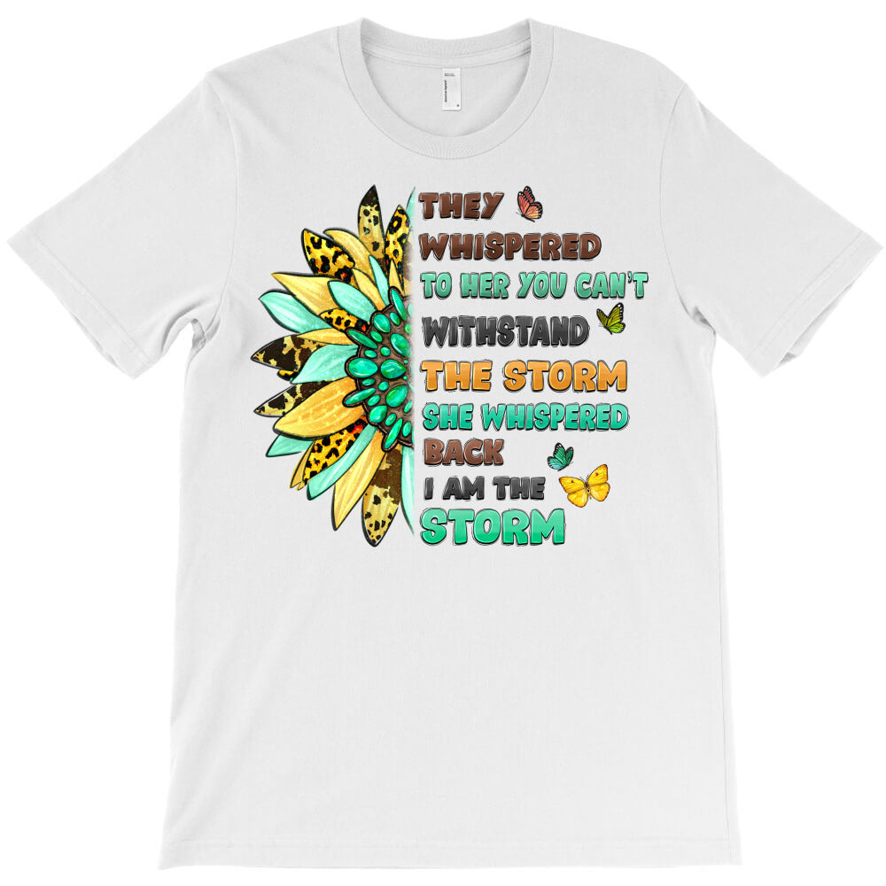 inspirational flower and quote design T-Shirt - T-Shirt, Sweatshirt, Hoodie