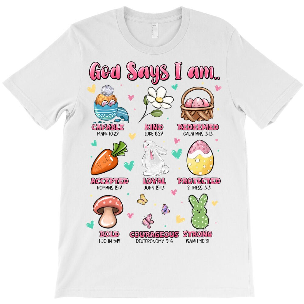 inspirational attributes with easter themes T-Shirt - T-Shirt, Sweatshirt, Hoodie