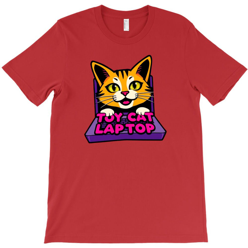 Toy Cat Laptop T-Shirt - T-Shirt, Sweatshirt, Hoodie