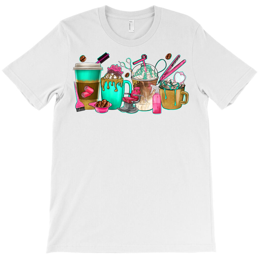 image name coffee and salon fusion T-Shirt - T-Shirt, Sweatshirt, Hoodie