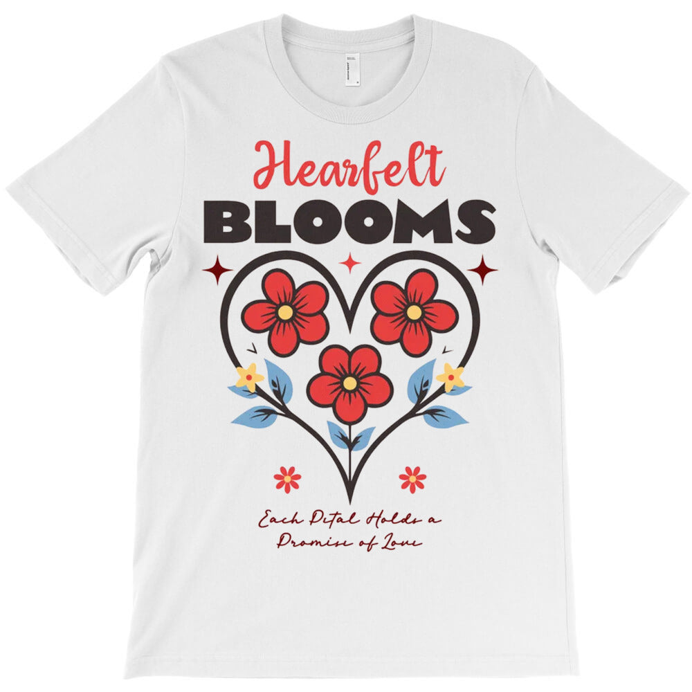 Heartfelt Blooms T-Shirt - T-Shirt, Sweatshirt, Hoodie