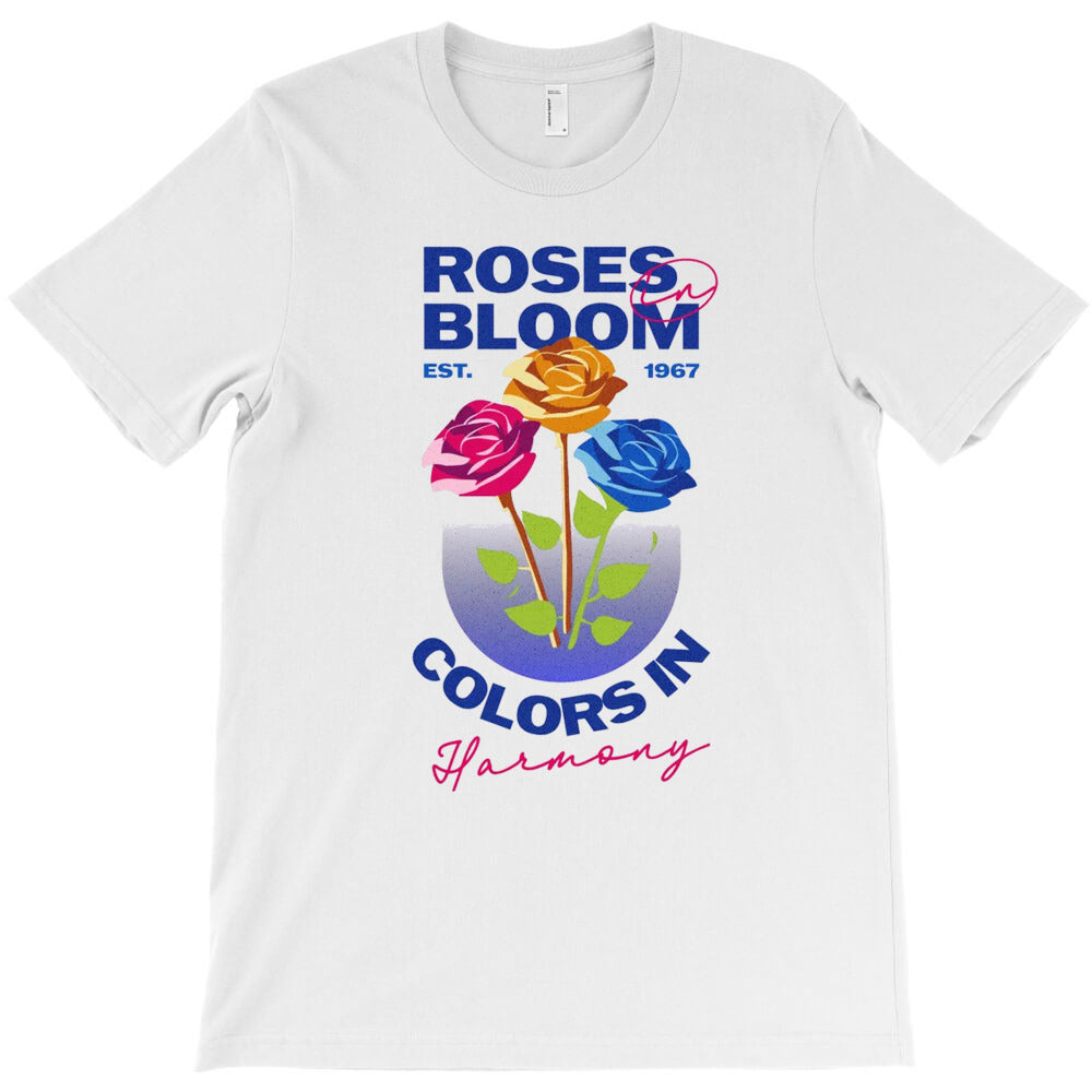 Roses In Bloom T-Shirt - T-Shirt, Sweatshirt, Hoodie