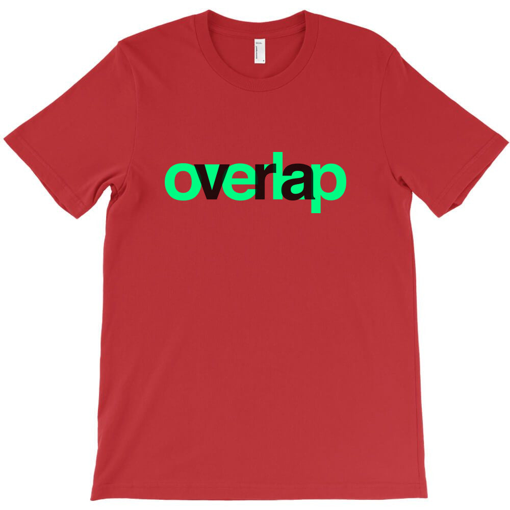 overlap T-Shirt - T-Shirt, Sweatshirt, Hoodie
