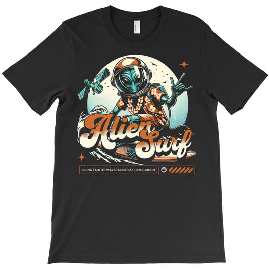 Alien Surf T-Shirt - T-Shirt, Sweatshirt, Hoodie