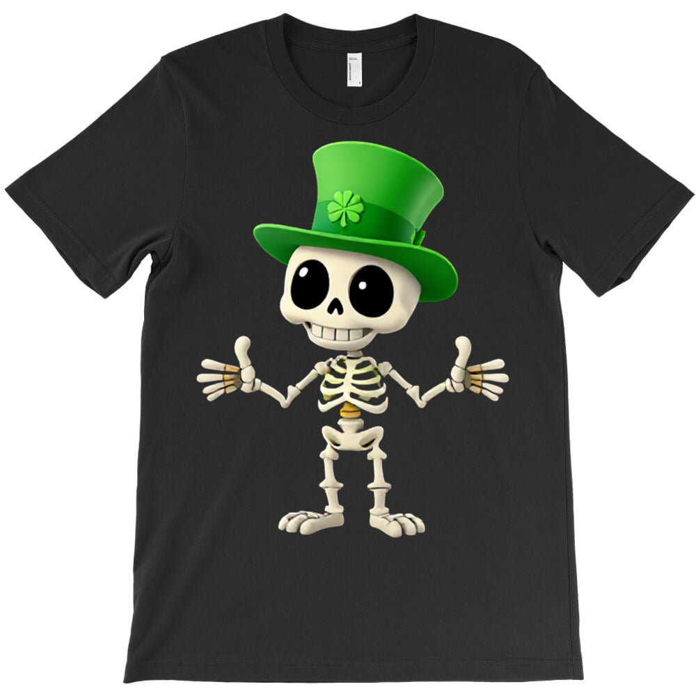 Skeleton St Patricks Day T-Shirt - T-Shirt, Sweatshirt, Hoodie
