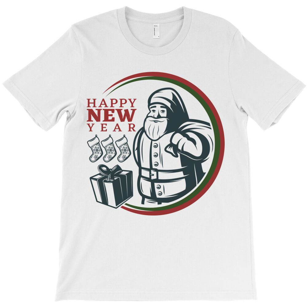 Merry Christmas, happy new year, santa T-Shirt - T-Shirt, Sweatshirt, Hoodie