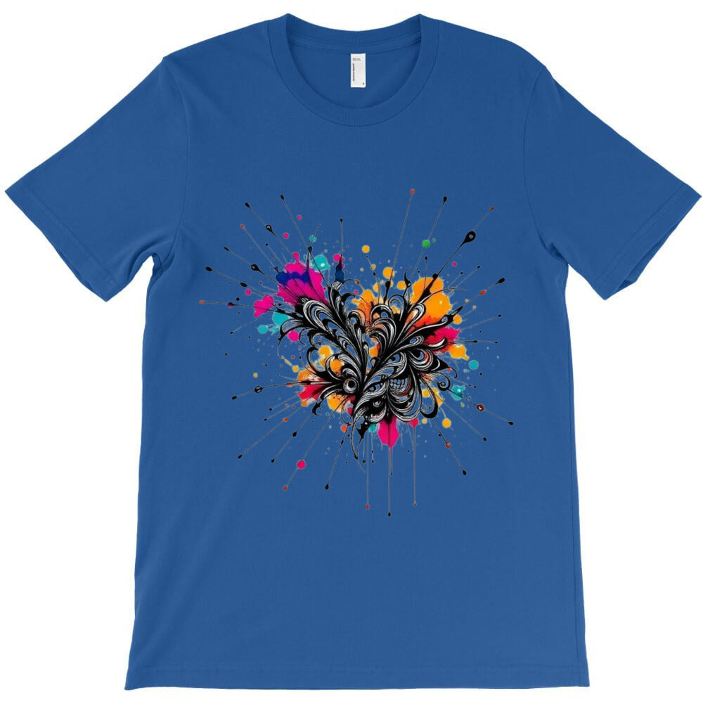 colorful splash art design T-Shirt - T-Shirt, Sweatshirt, Hoodie