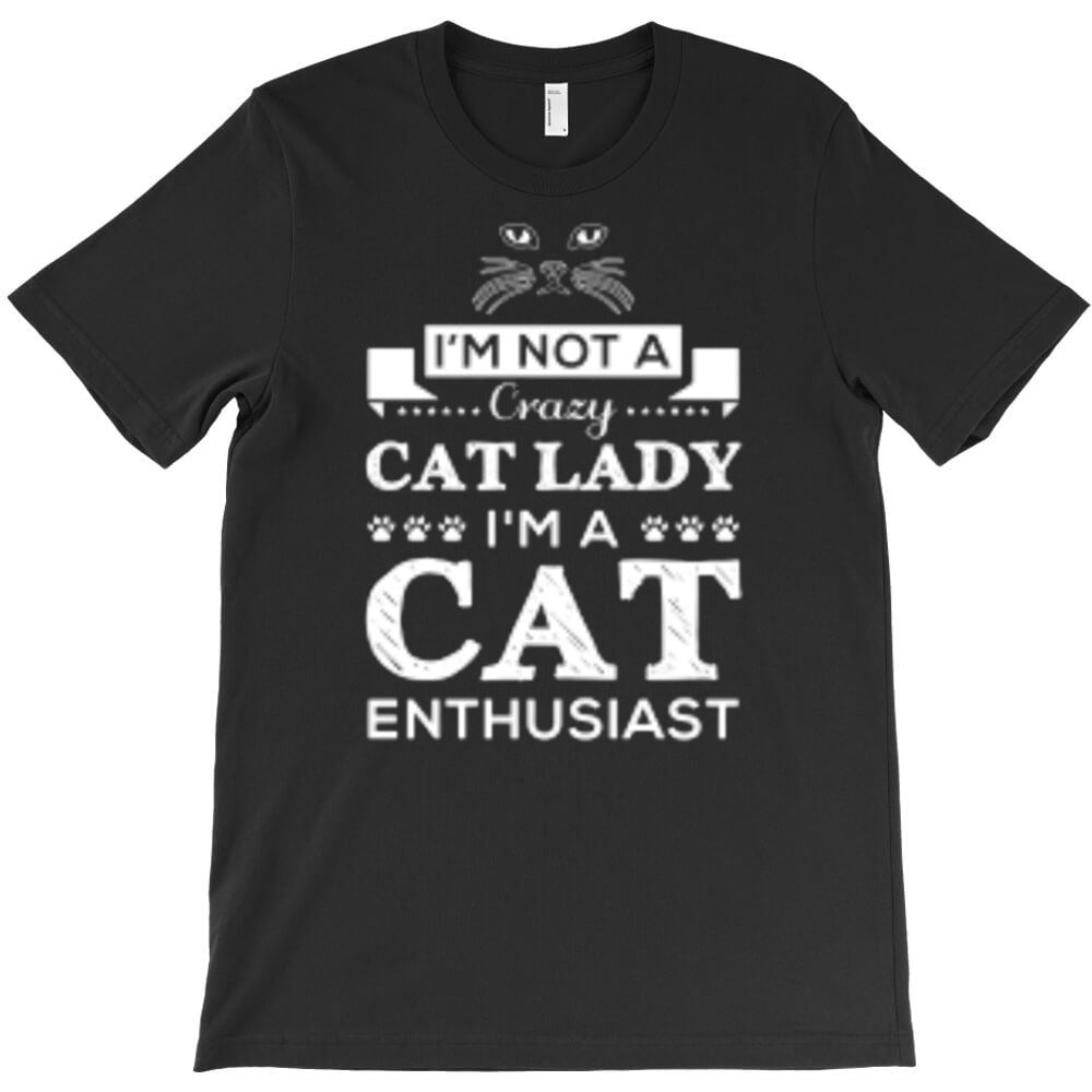 image title cat enthusiast statement T-Shirt - T-Shirt, Sweatshirt, Hoodie