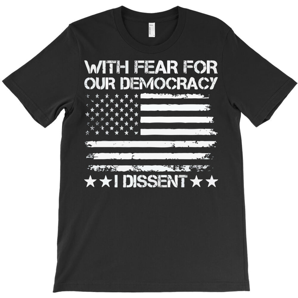 distressed american flag dissent T-Shirt - T-Shirt, Sweatshirt, Hoodie
