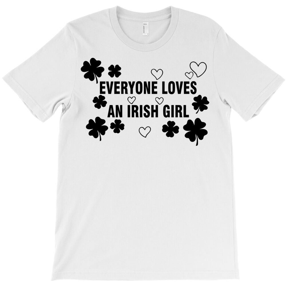 Irish Girl Charm Shamrock T-Shirt - T-Shirt, Sweatshirt, Hoodie