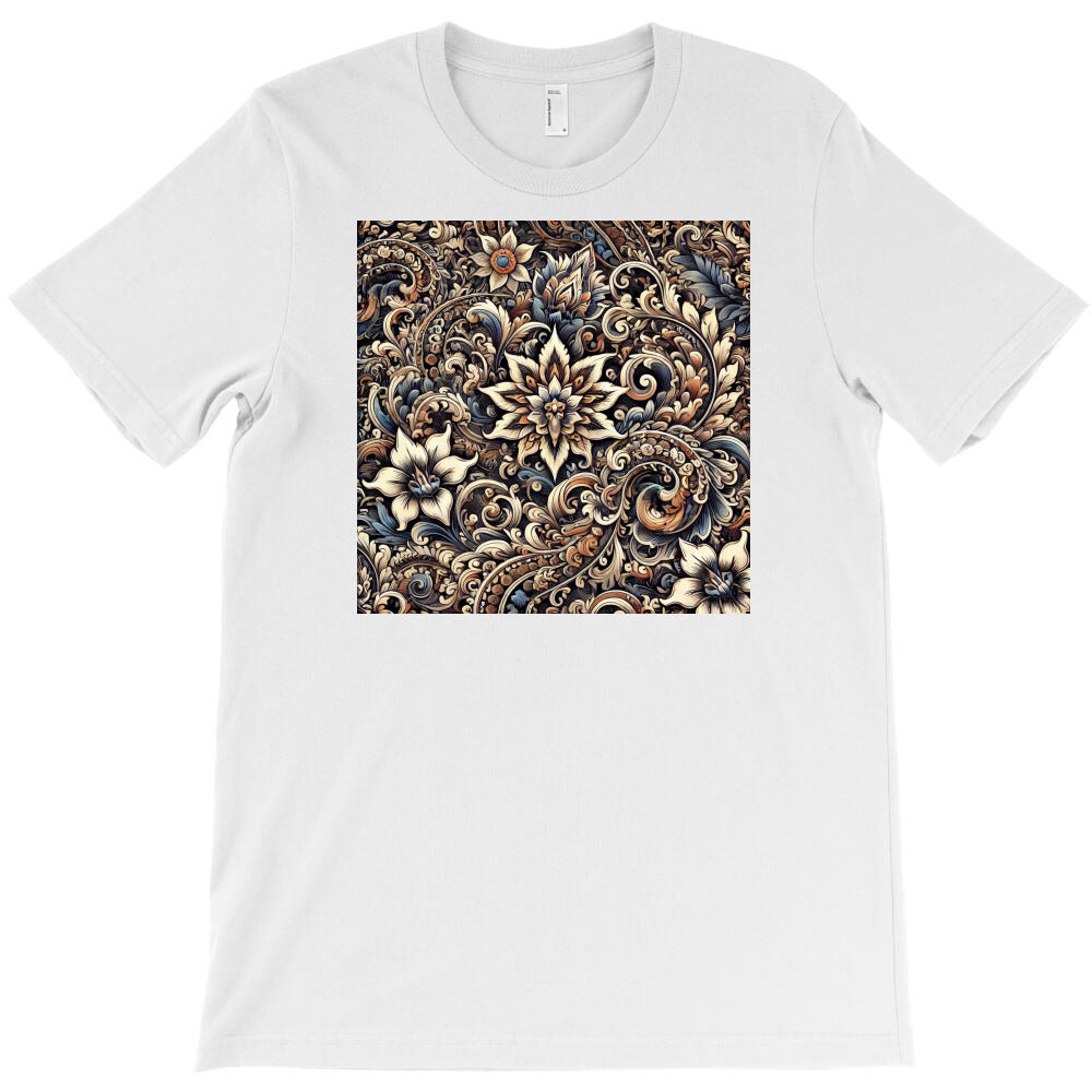 intricate floral pattern T-Shirt - T-Shirt, Sweatshirt, Hoodie