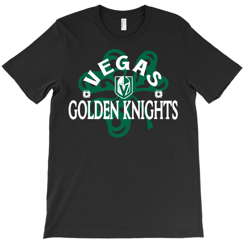 Shamrock - Celebrate St Patricks With Vegas Golden T-Shirt - T-Shirt, Sweatshirt, Hoodie