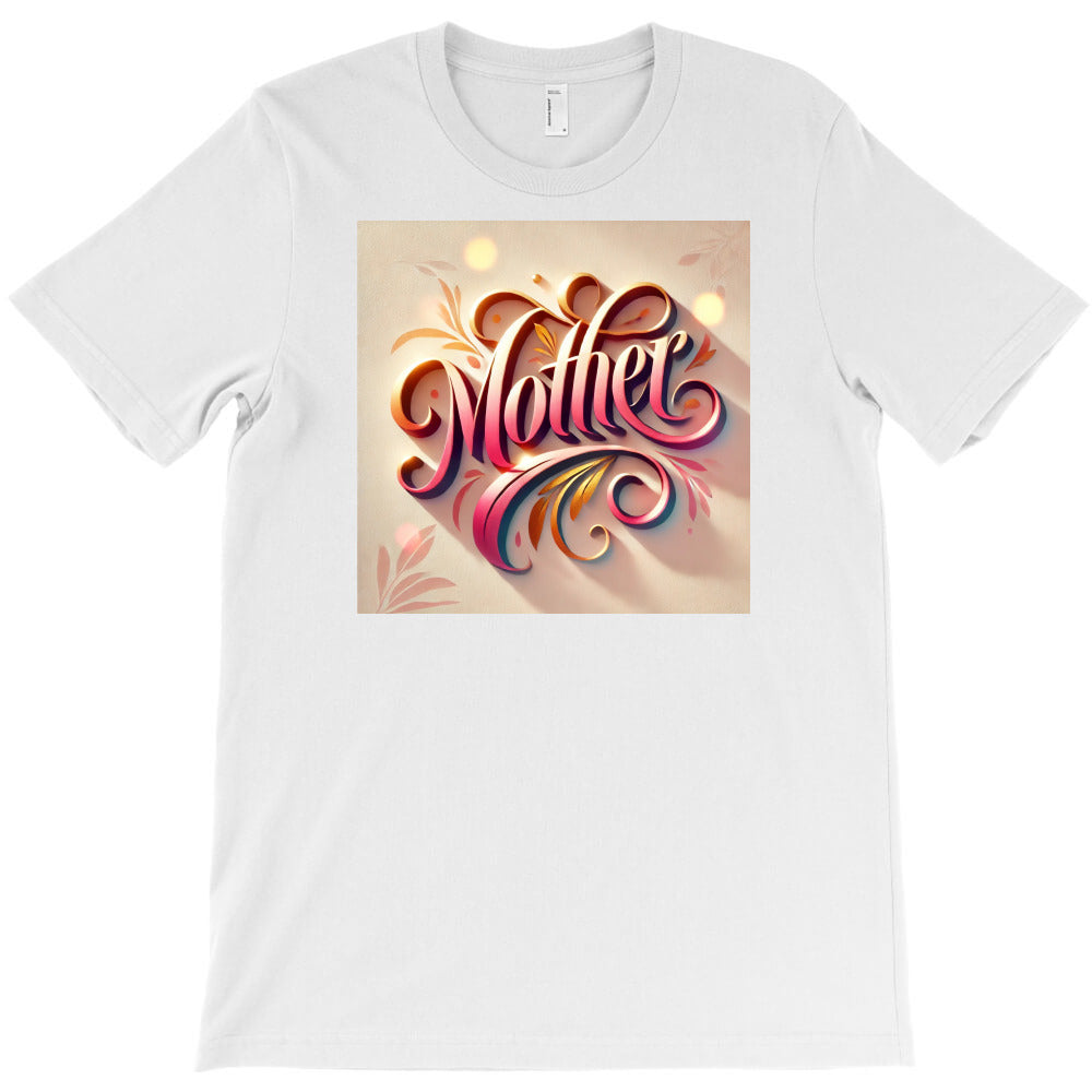 motherhood tribute in 3d typography T-Shirt - T-Shirt, Sweatshirt, Hoodie