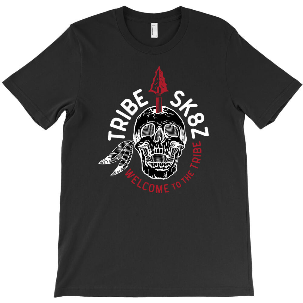 Tribe Sk8z Skull T-Shirt - T-Shirt, Sweatshirt, Hoodie