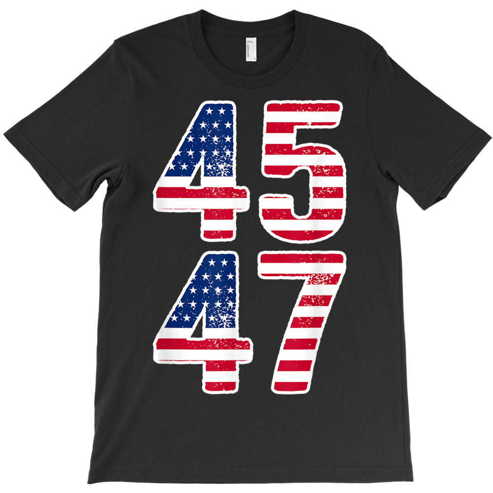 vintage 45 47 squared trump 2024 election gift men women T-Shirt - T-Shirt, Sweatshirt, Hoodie