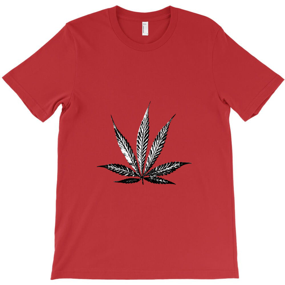 thc pot leaf ink stamp cannabis medical marijuana T-Shirt - T-Shirt, Sweatshirt, Hoodie