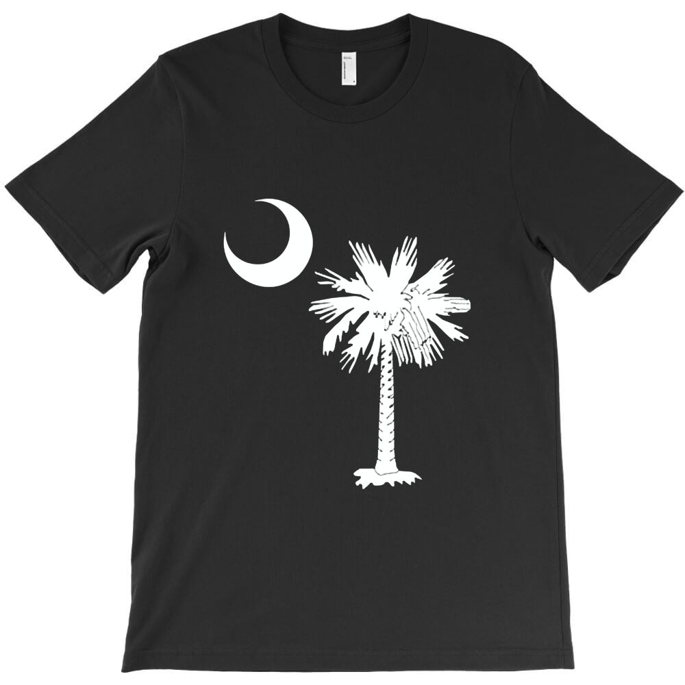 south carolina state flag palmetto tree crescent moon sc T-Shirt - T-Shirt, Sweatshirt, Hoodie