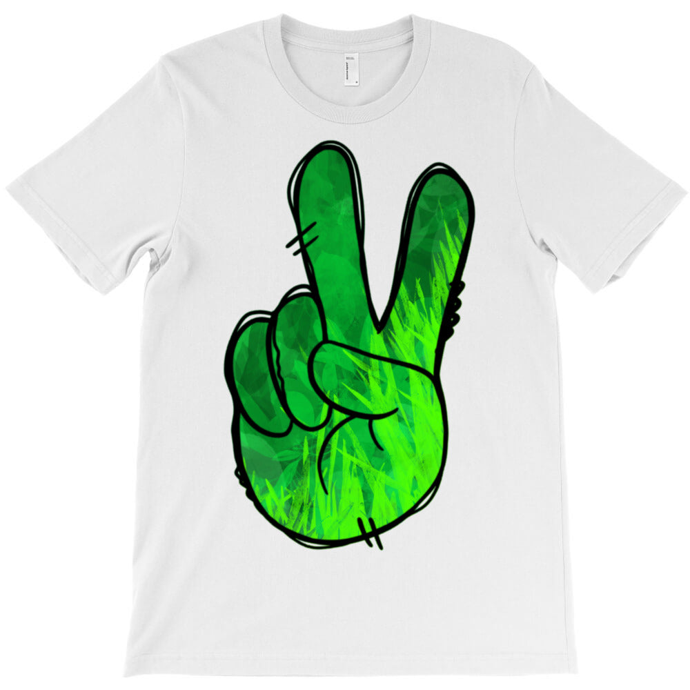 Green Peace Sign T-Shirt - T-Shirt, Sweatshirt, Hoodie