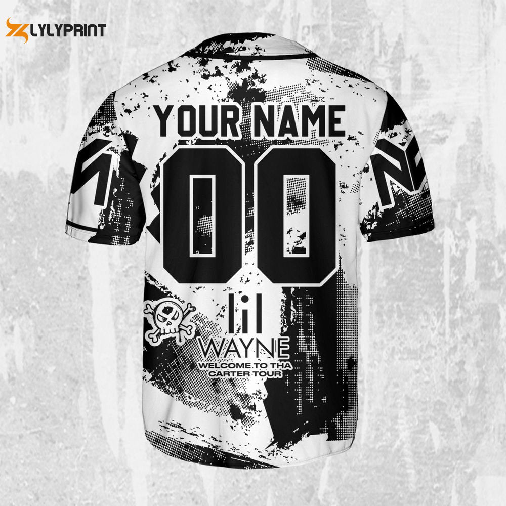Personalize Lil Wayne Welcome To Tha Carter Jersey, Custom Baseball Jersey, Lil Wayne Shirt - lylyprint.com baseball jersey product view 1