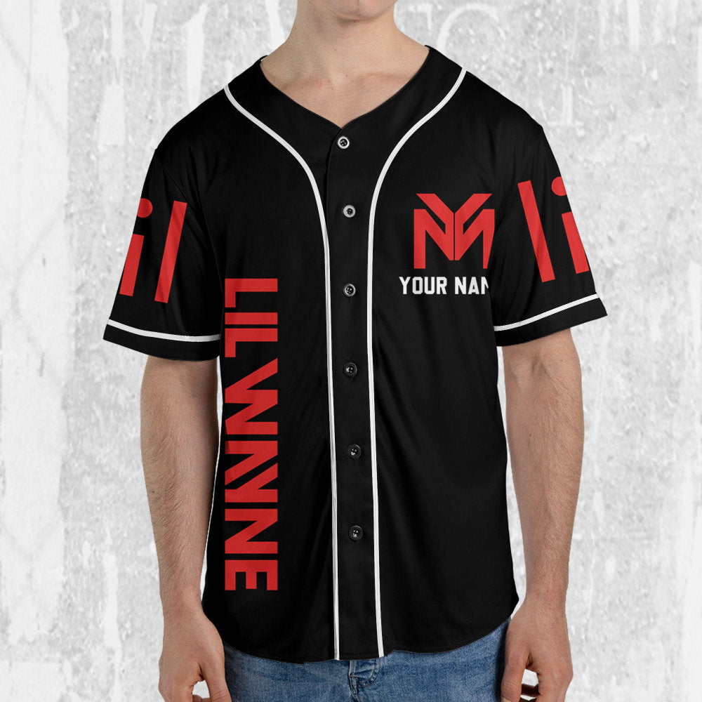 Personalize Lil Wayne Welcome To Tha Carter Tour Dates 2023 Jersey, Custom Baseball Jersey - lylyprint.com baseball jersey product view 3
