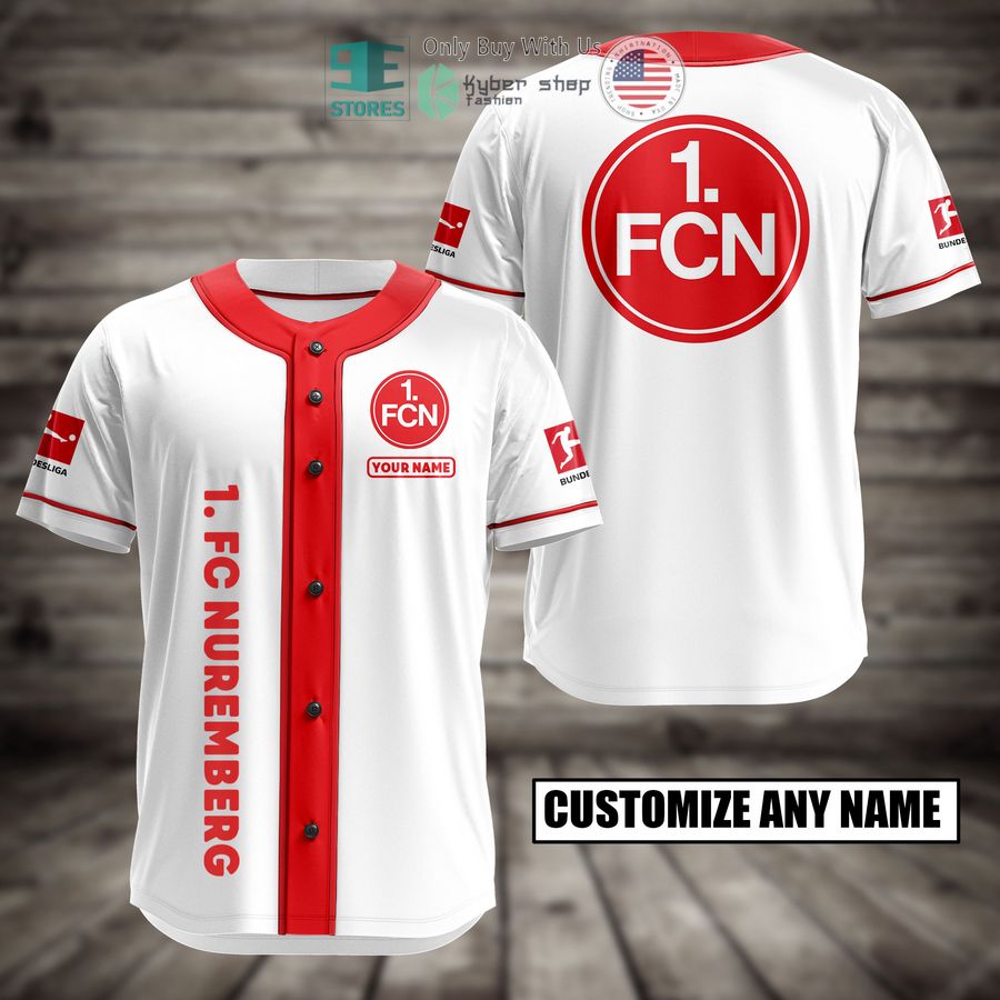BEST Personalized 1. FC Nuremberg Custom Baseball Shirt baseball jersey product view 1