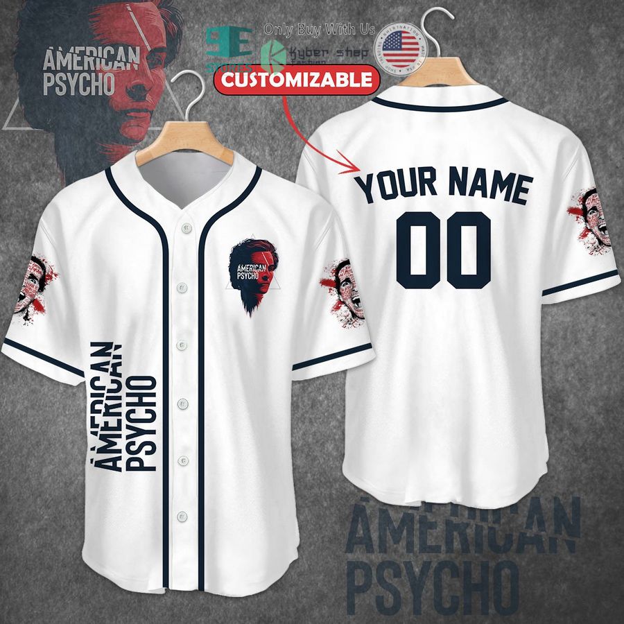 BEST Personalized American Psycho Baseball Jersey baseball jersey product view 1